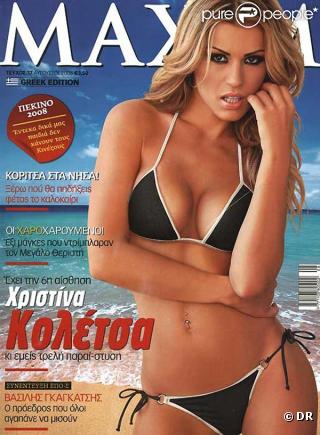 La ravissante Christina Koletsa en couverture de Maxim ... 