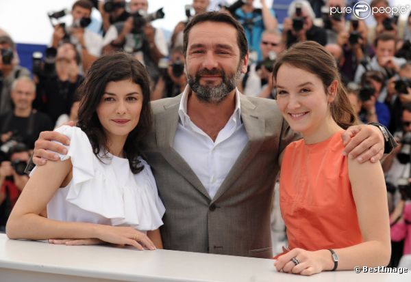 Cannes 2012 - Audrey Tautou et Gilles Lellouche rendent hommage à Claude Miller
