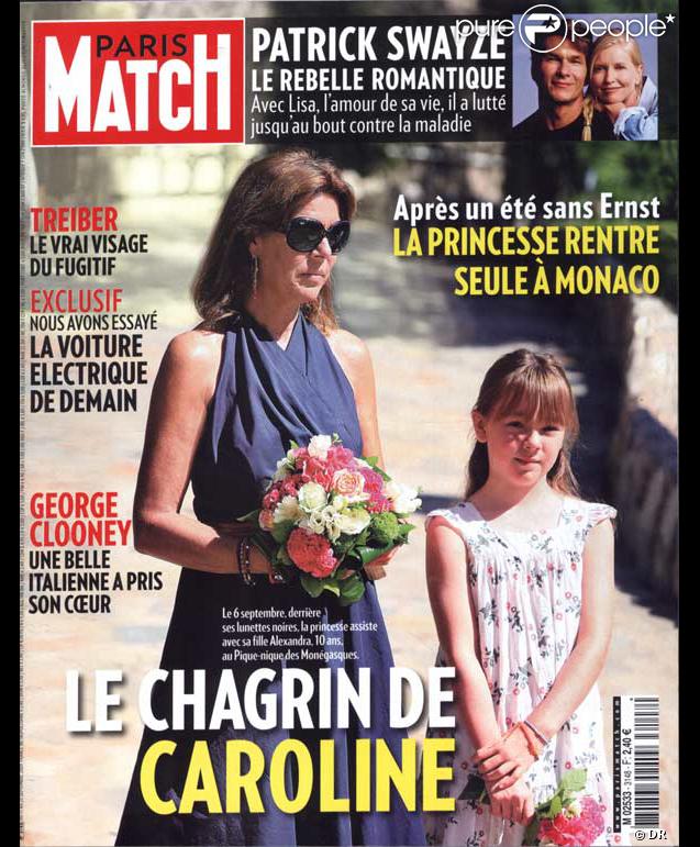 Caroline de Monaco en couverture de Paris Match
