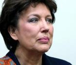 Roselyne Bachelot, déçu du comportement de l\'équipe de France, le 18 novembre 2009, à Saint-Denis.
